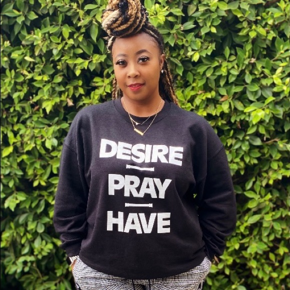 Brand28 Apparel Sweaters - Desire Pray Have Crew Neck